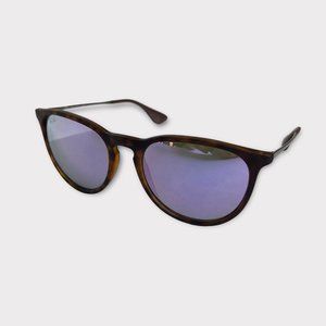 Ray-Ban Erika Lilac Flash Sunglasses + Case